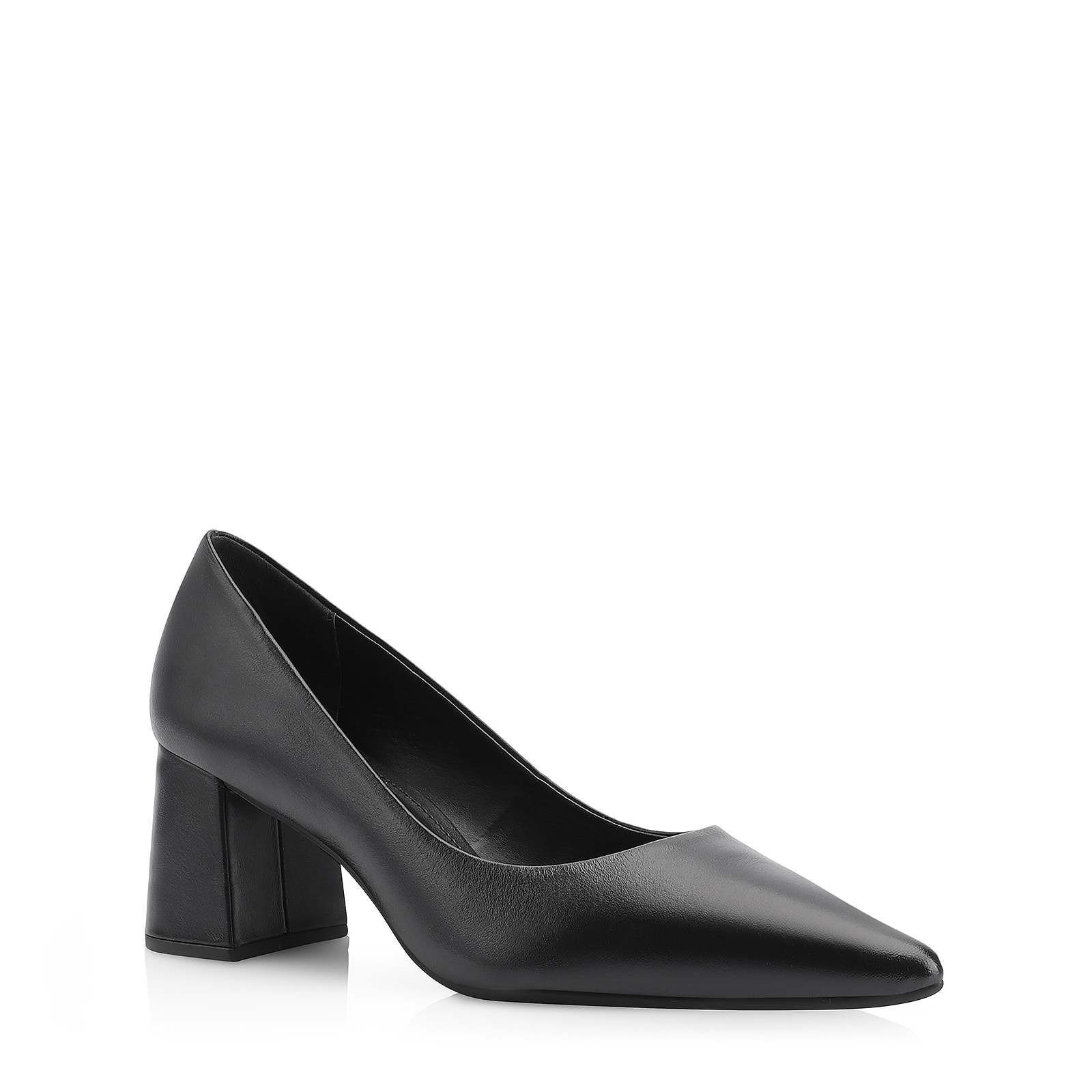 Scarpin Couro Preto