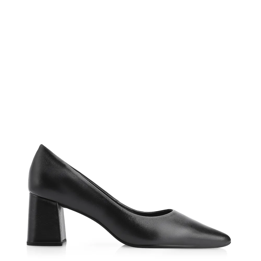 Scarpin Couro Preto - imagem 2