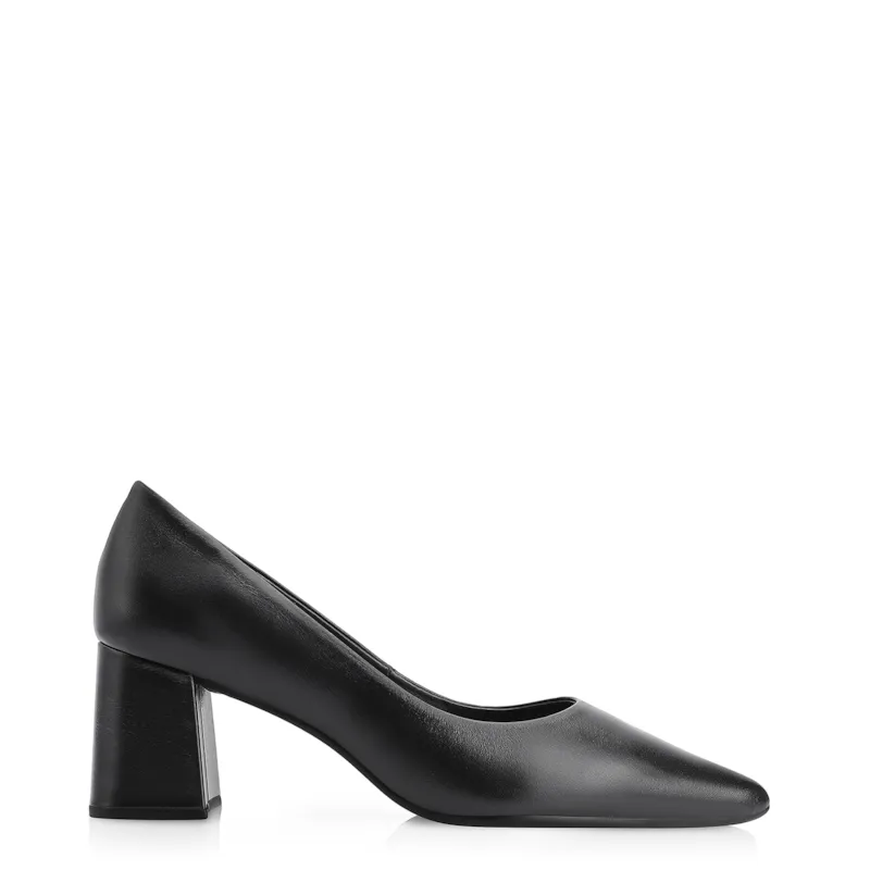 Scarpin Couro Preto - foto 2