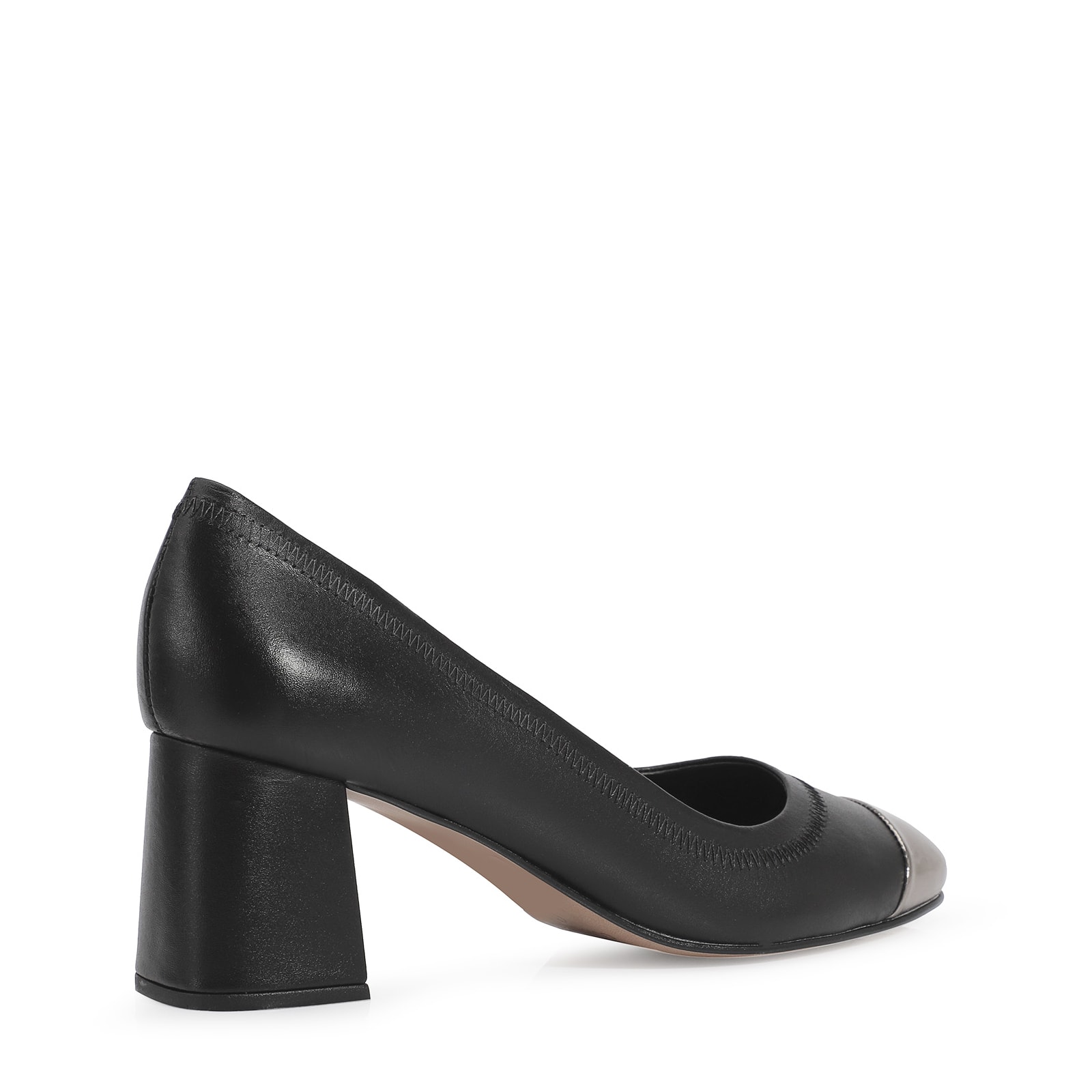 Scarpin Couro Preto