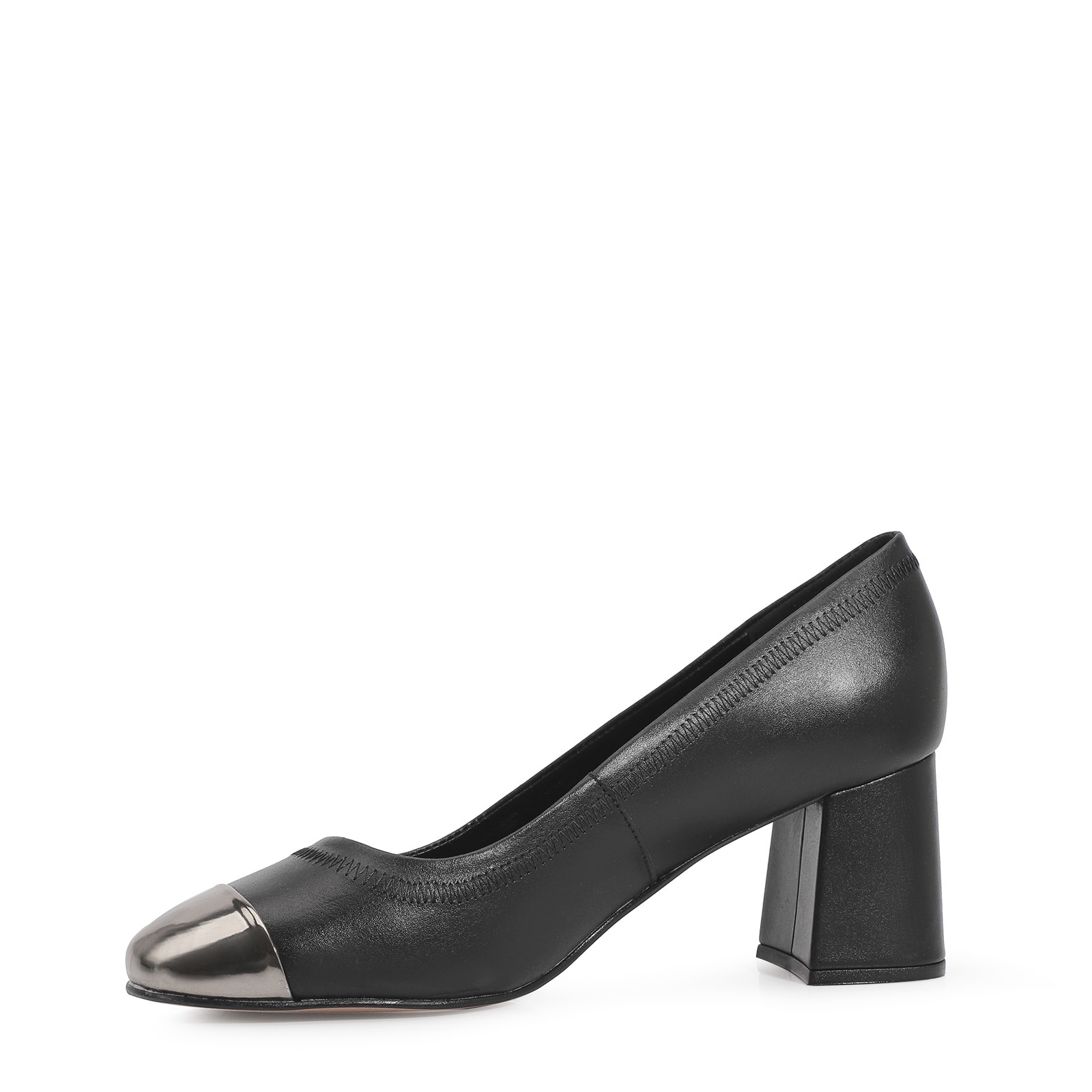 Scarpin Couro Preto