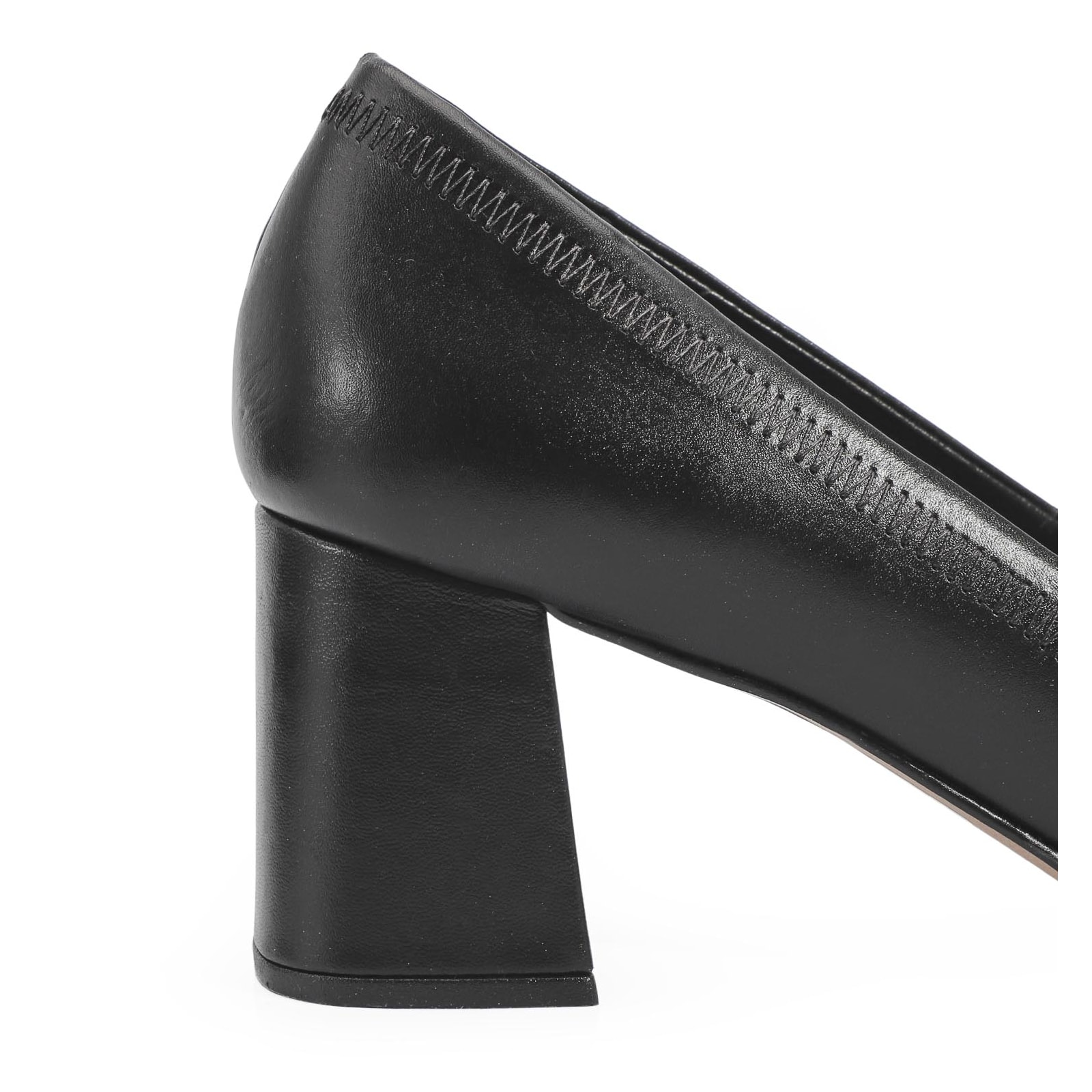 Scarpin Couro Preto