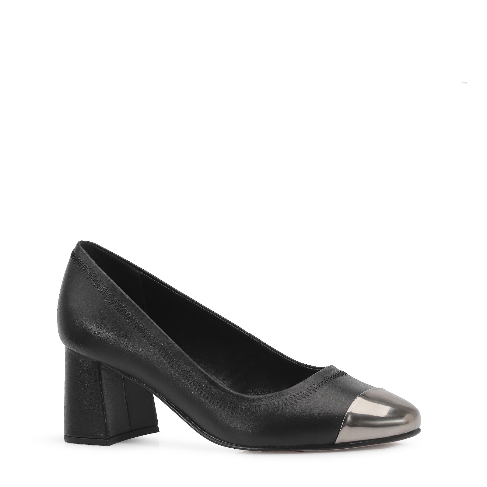 Scarpin Couro Preto