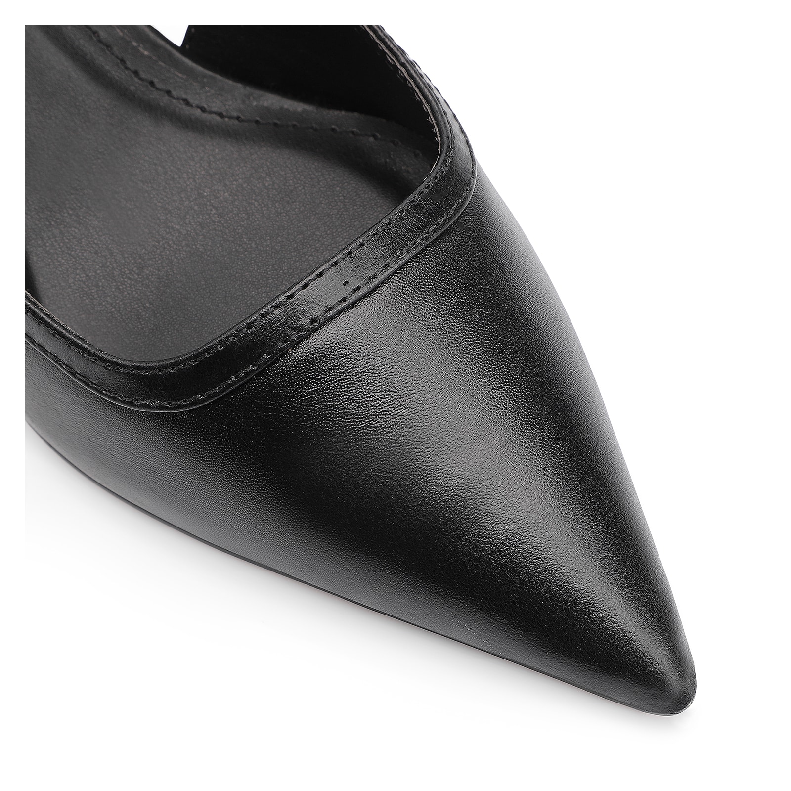 Scarpin Couro Preto
