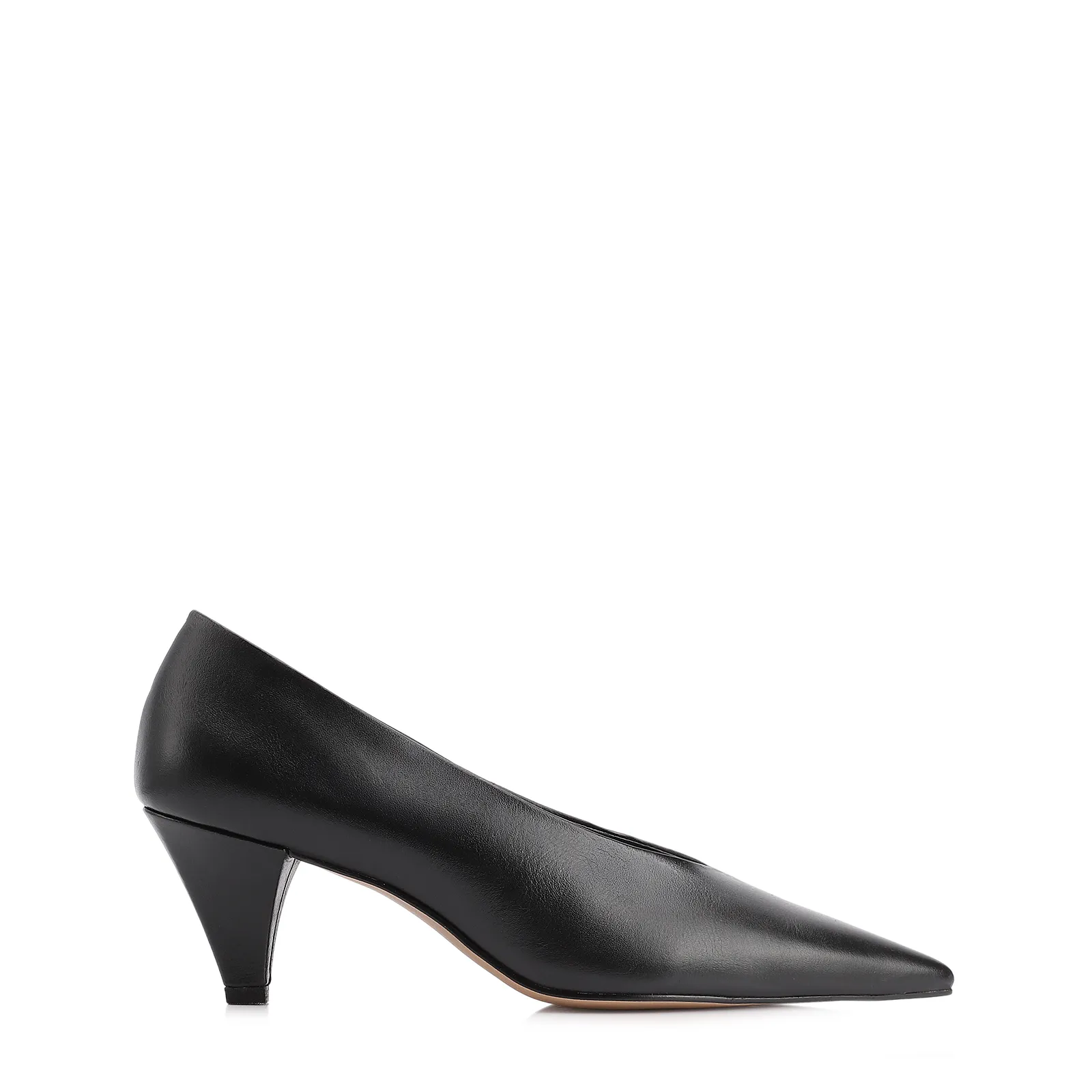 Scarpin Couro Preto