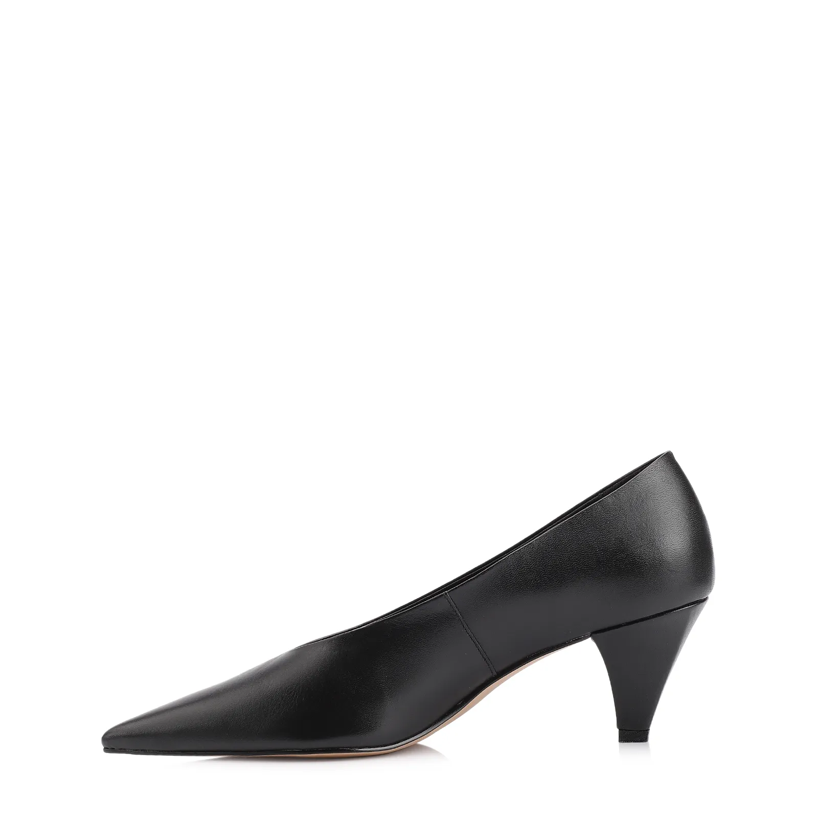 Scarpin Couro Preto