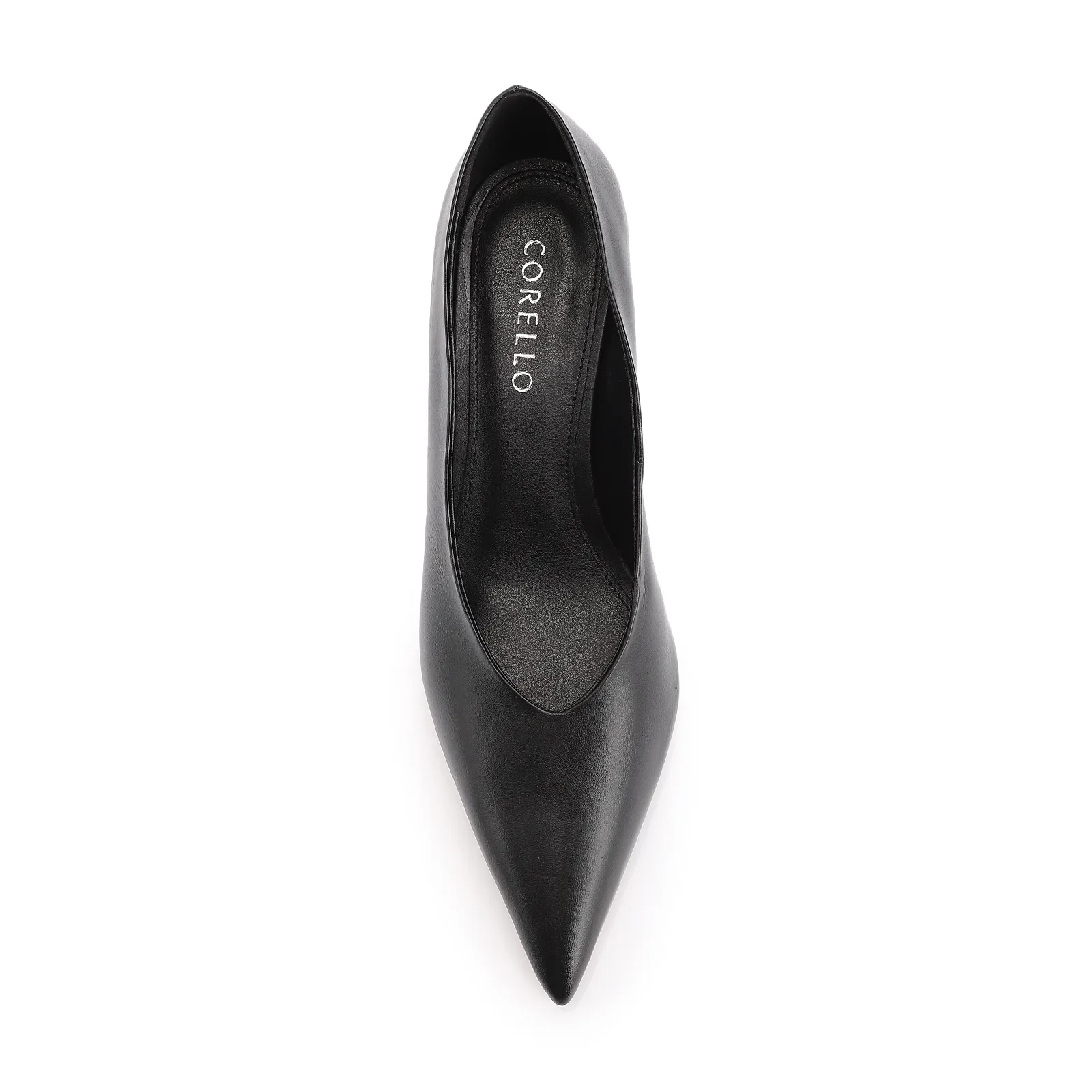 Scarpin Couro Preto