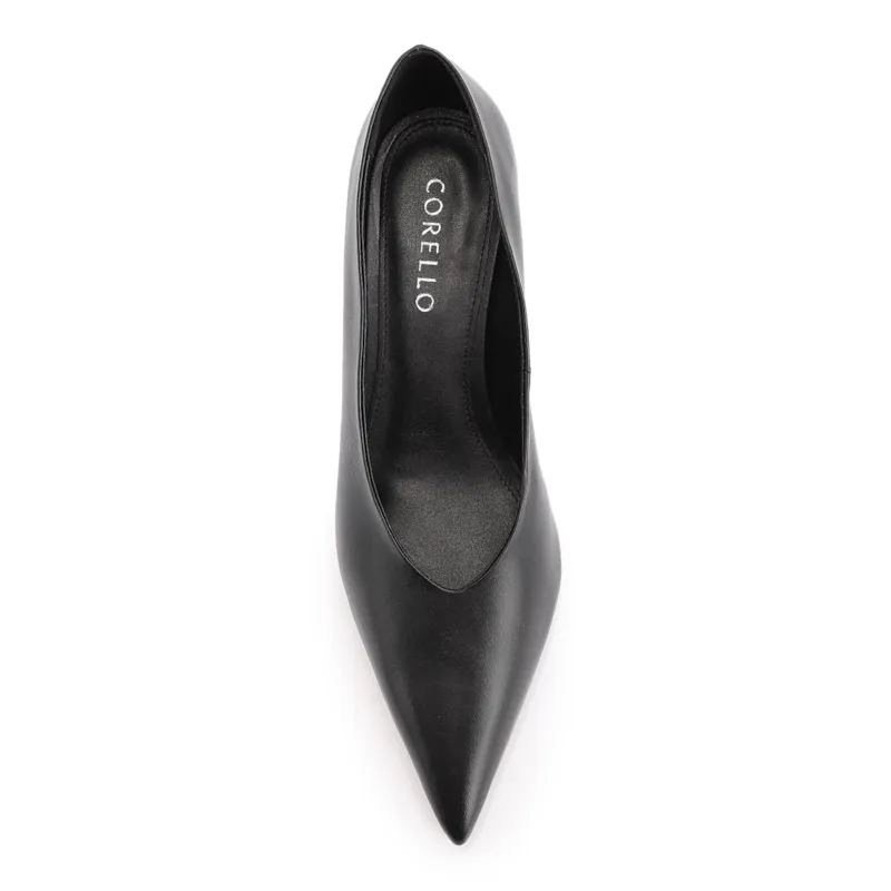 Scarpin Couro Preto - foto 6