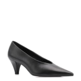 Scarpin Couro Preto