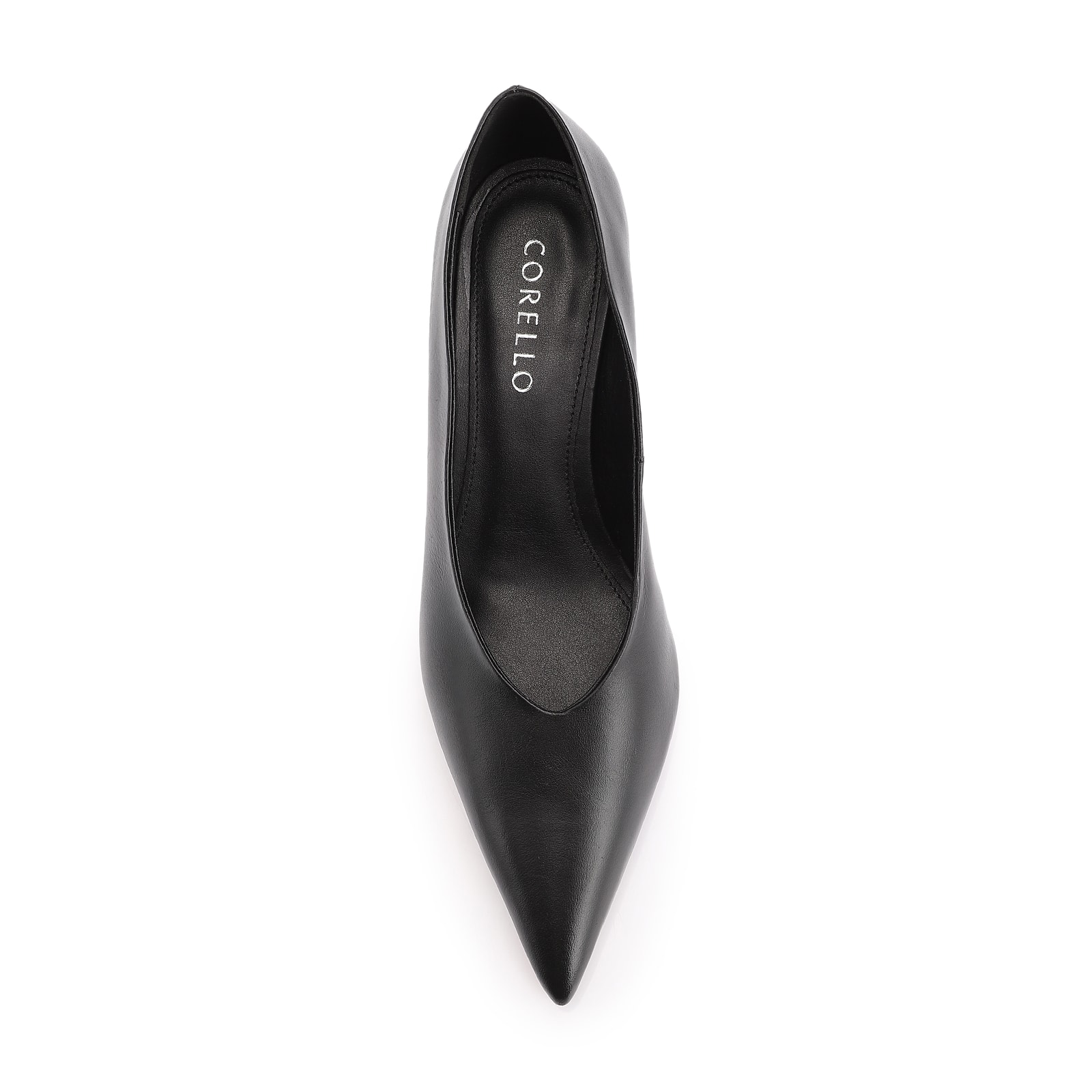 Scarpin Couro Preto