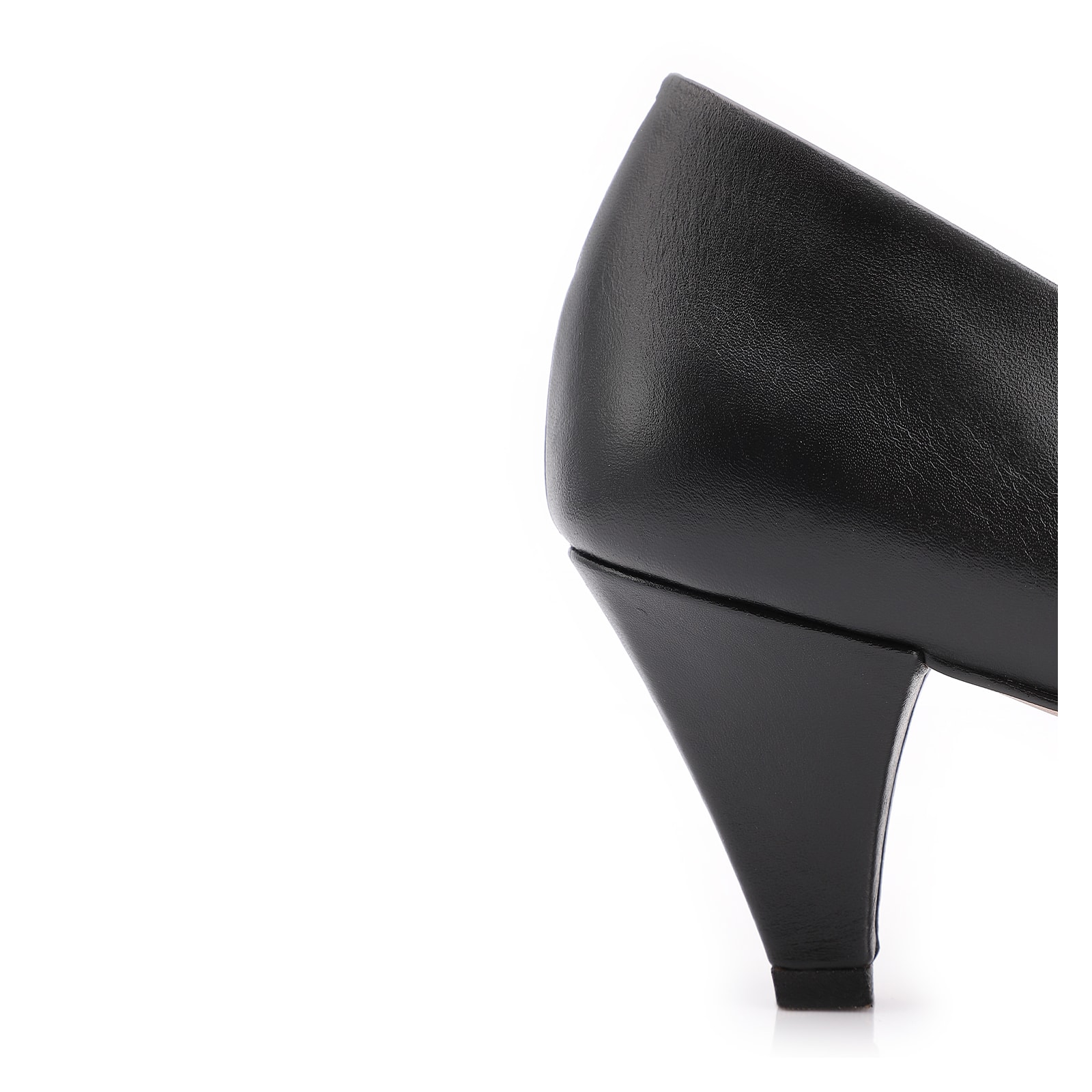 Scarpin Couro Preto
