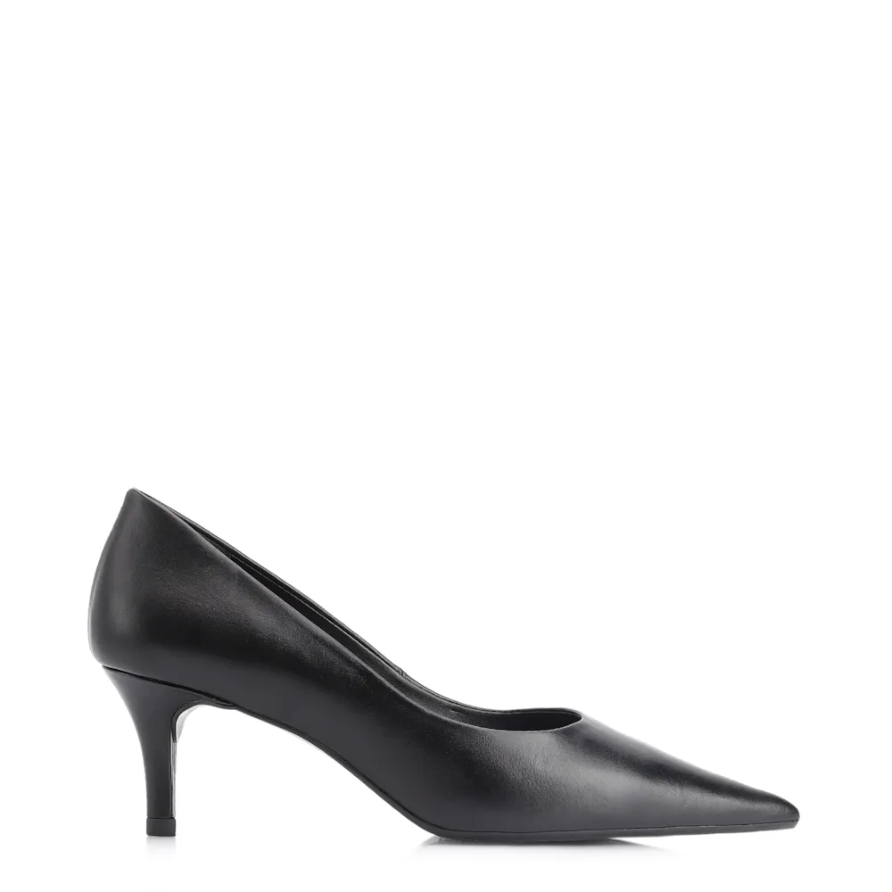 Scarpin Couro Preto - imagem 3
