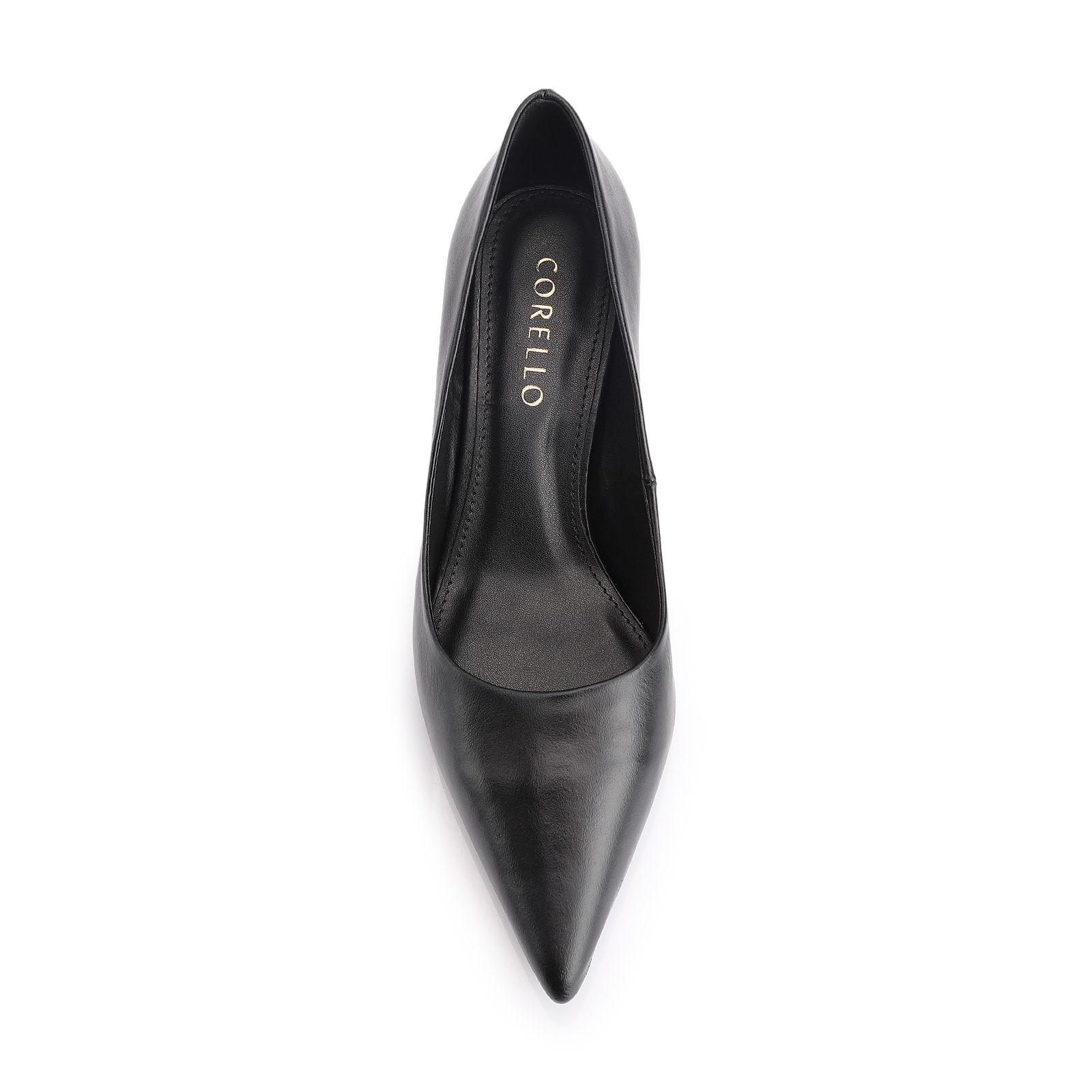 Scarpin Couro Preto