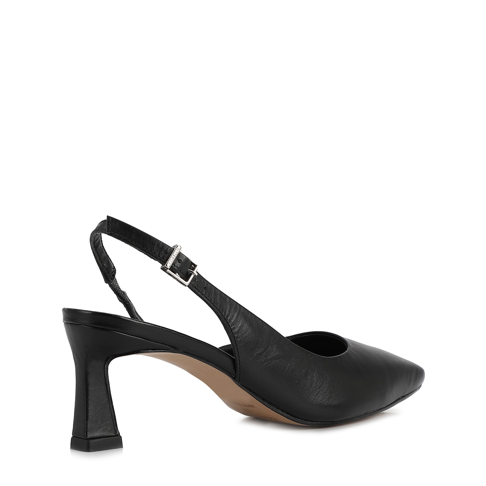 Scarpin Couro Preto