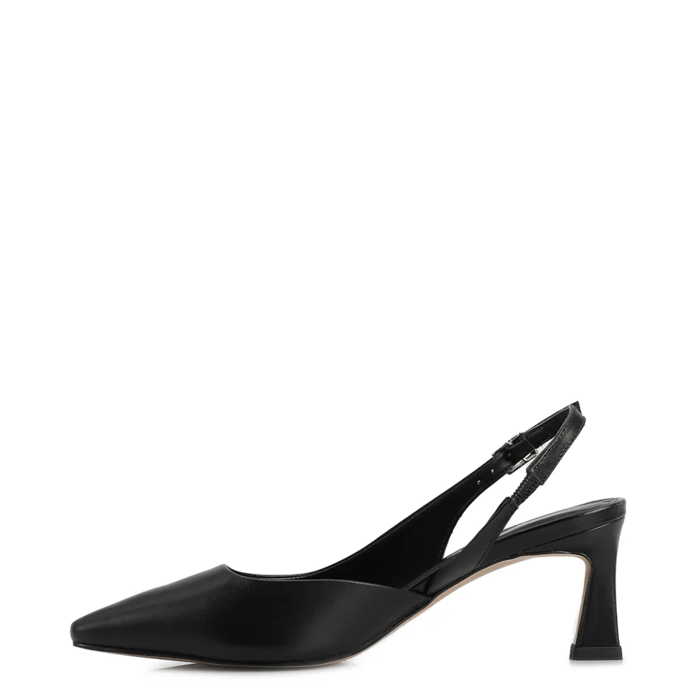 Scarpin Couro Preto - imagem 4