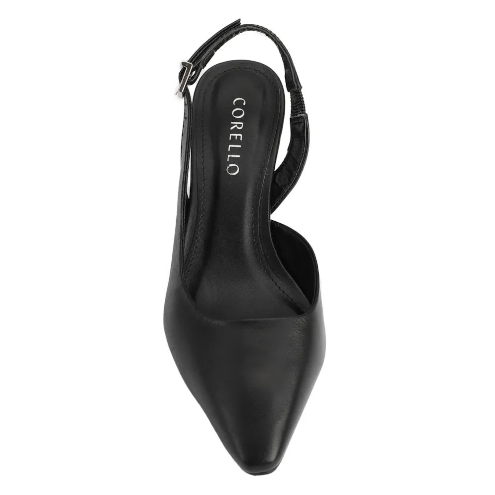 Scarpin Couro Preto - imagem 5