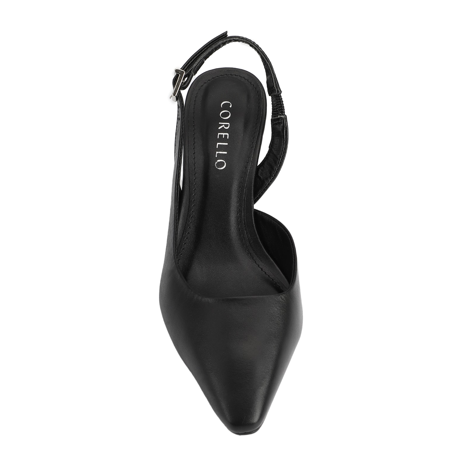 Scarpin Couro Preto