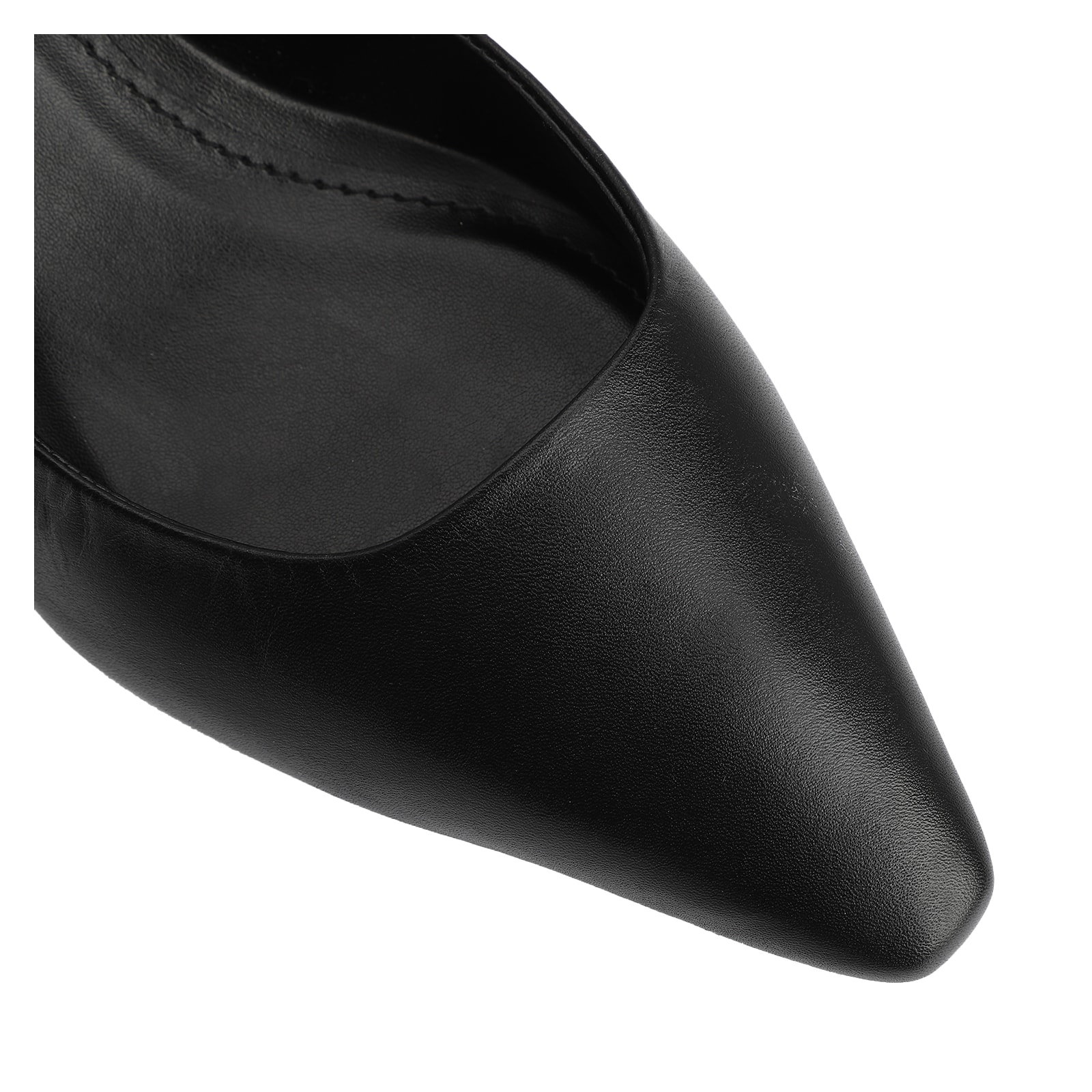 Scarpin Couro Preto