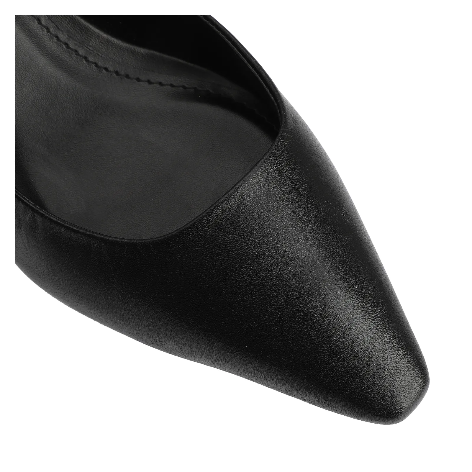 Scarpin Couro Preto