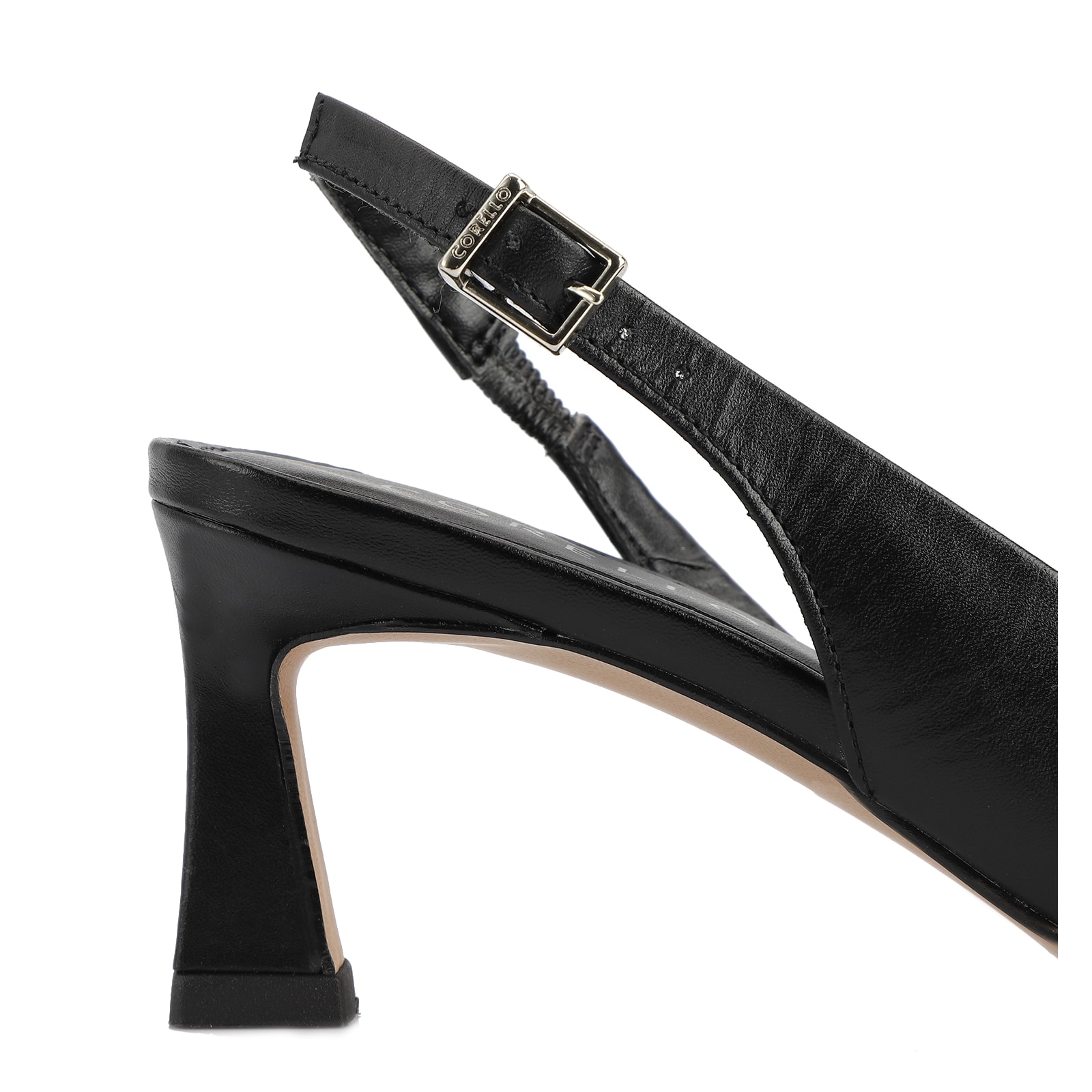 Scarpin Couro Preto