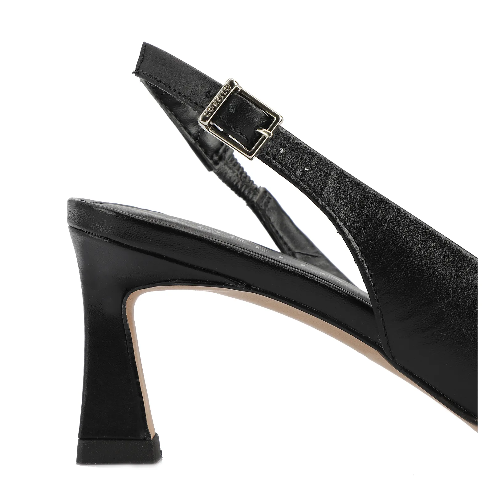 Scarpin Couro Preto