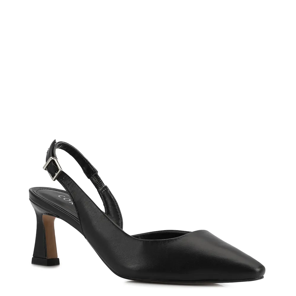 Scarpin Couro Preto