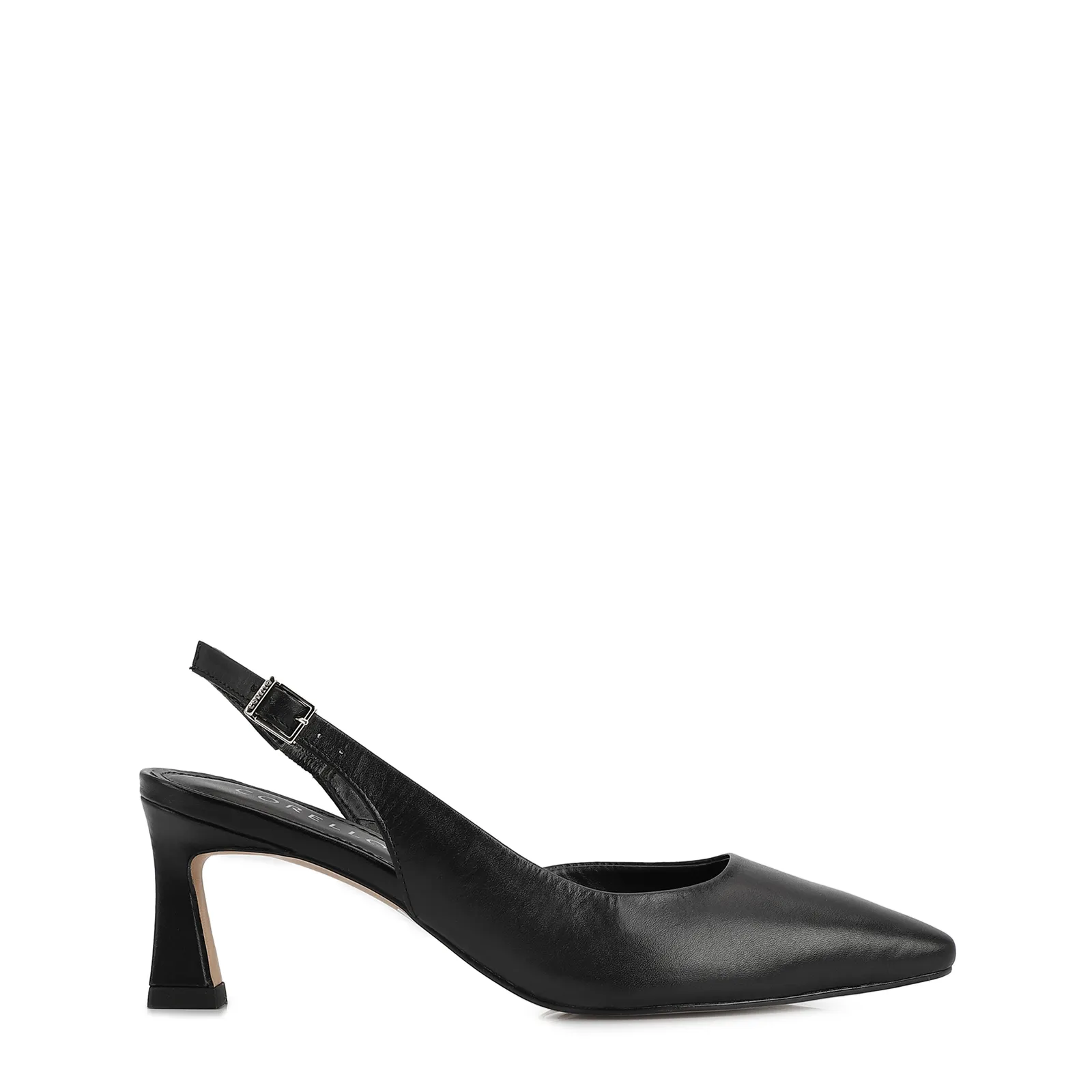 Scarpin Couro Preto