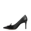 Scarpin Couro Preto - imagem 4