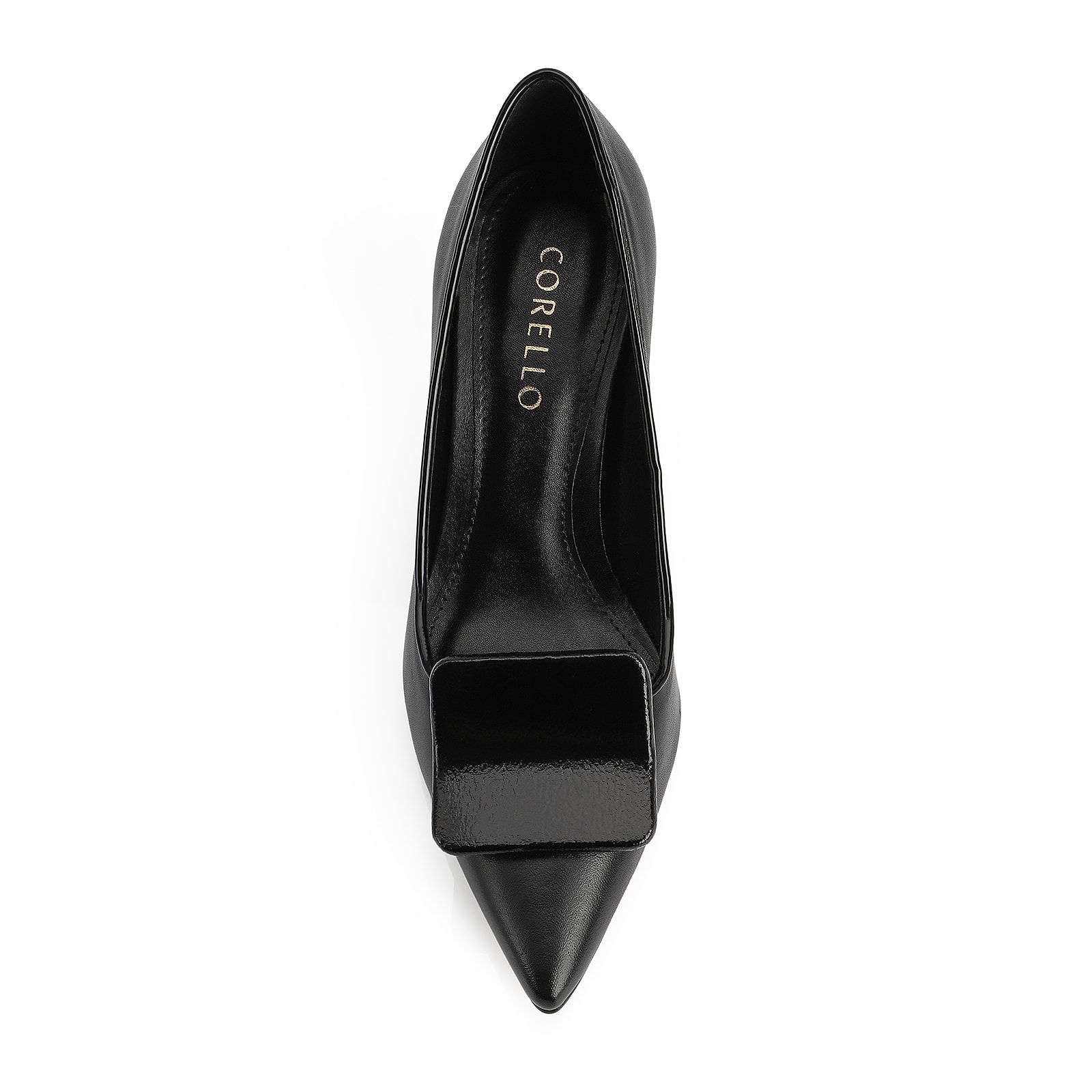 Scarpin Couro Preto
