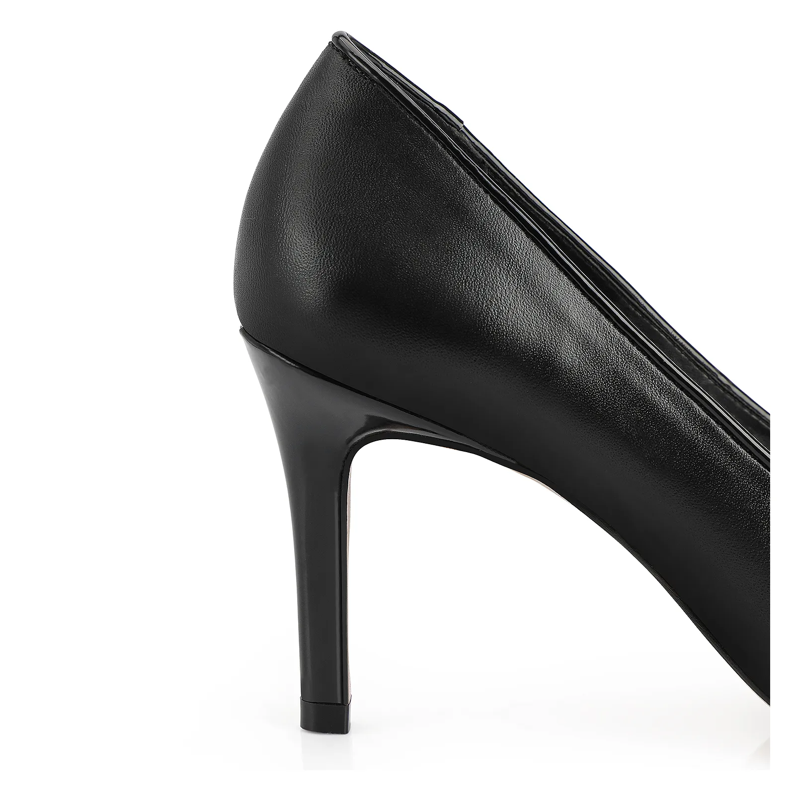Scarpin Couro Preto