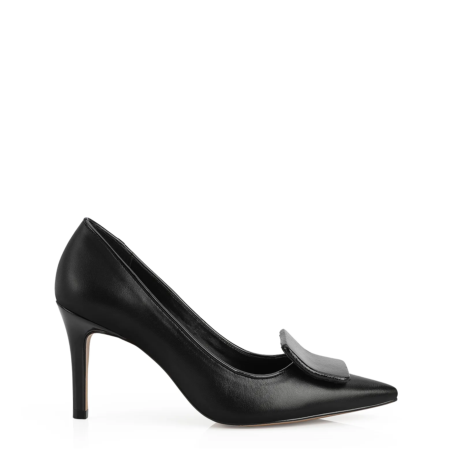 Scarpin Couro Preto