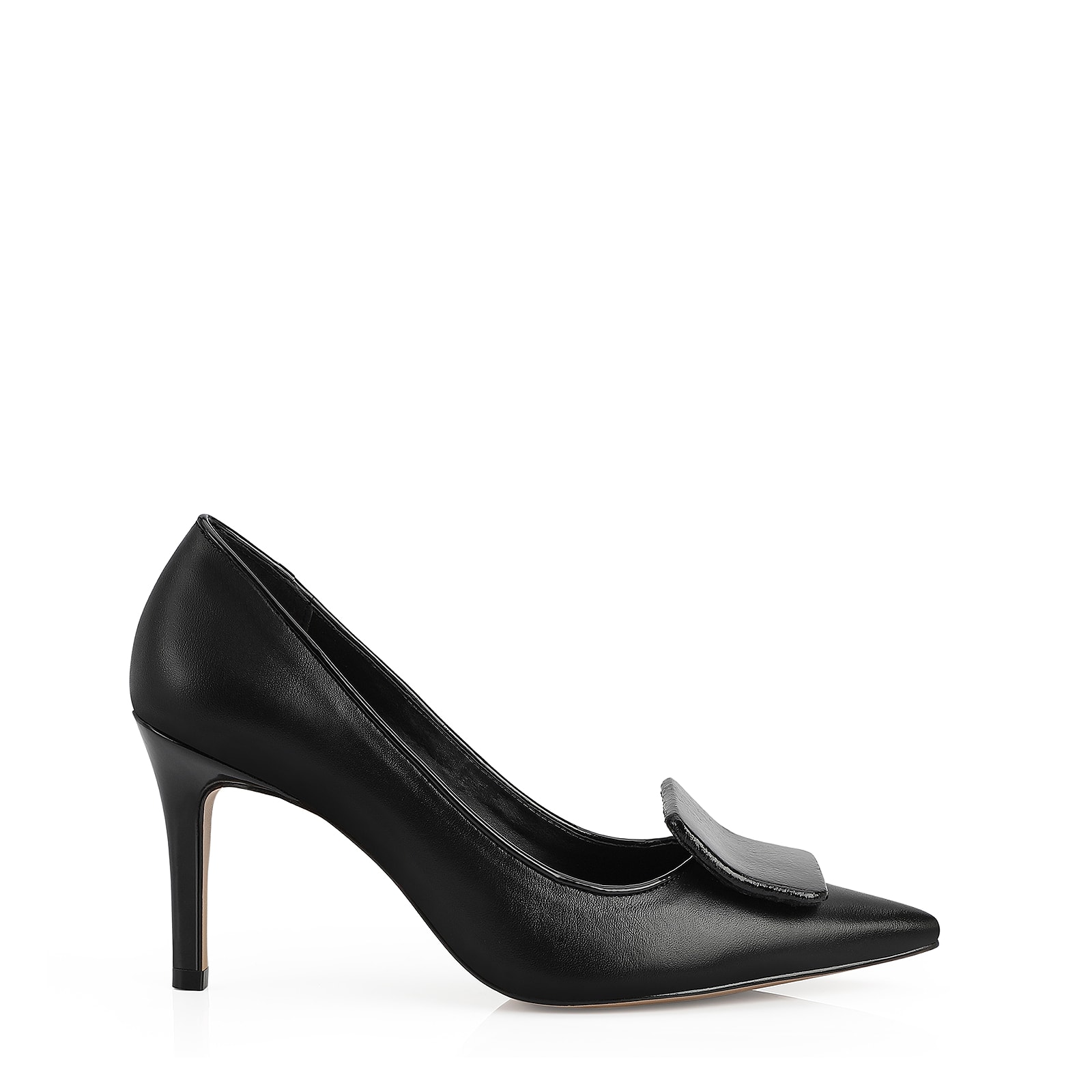Scarpin Couro Preto