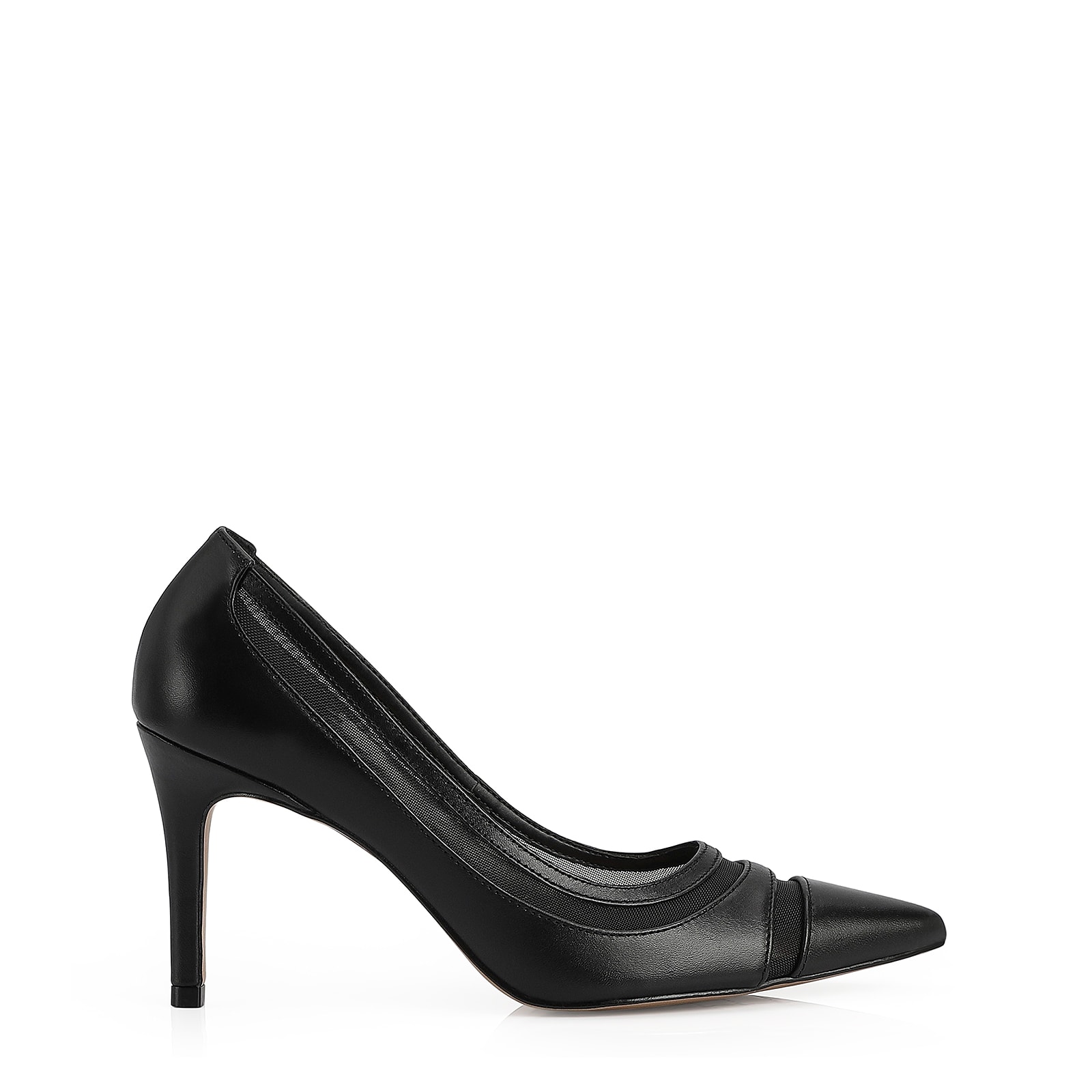 Scarpin Couro Preto