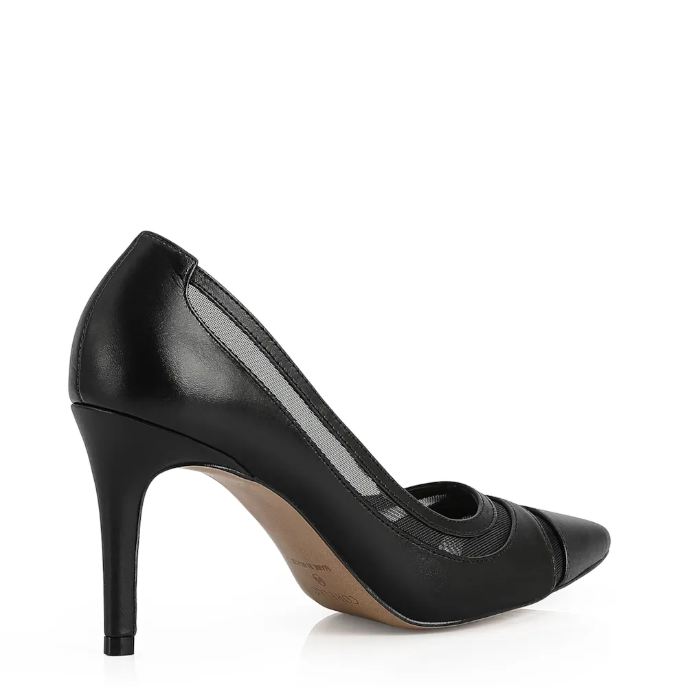 Scarpin Couro Preto - imagem 4