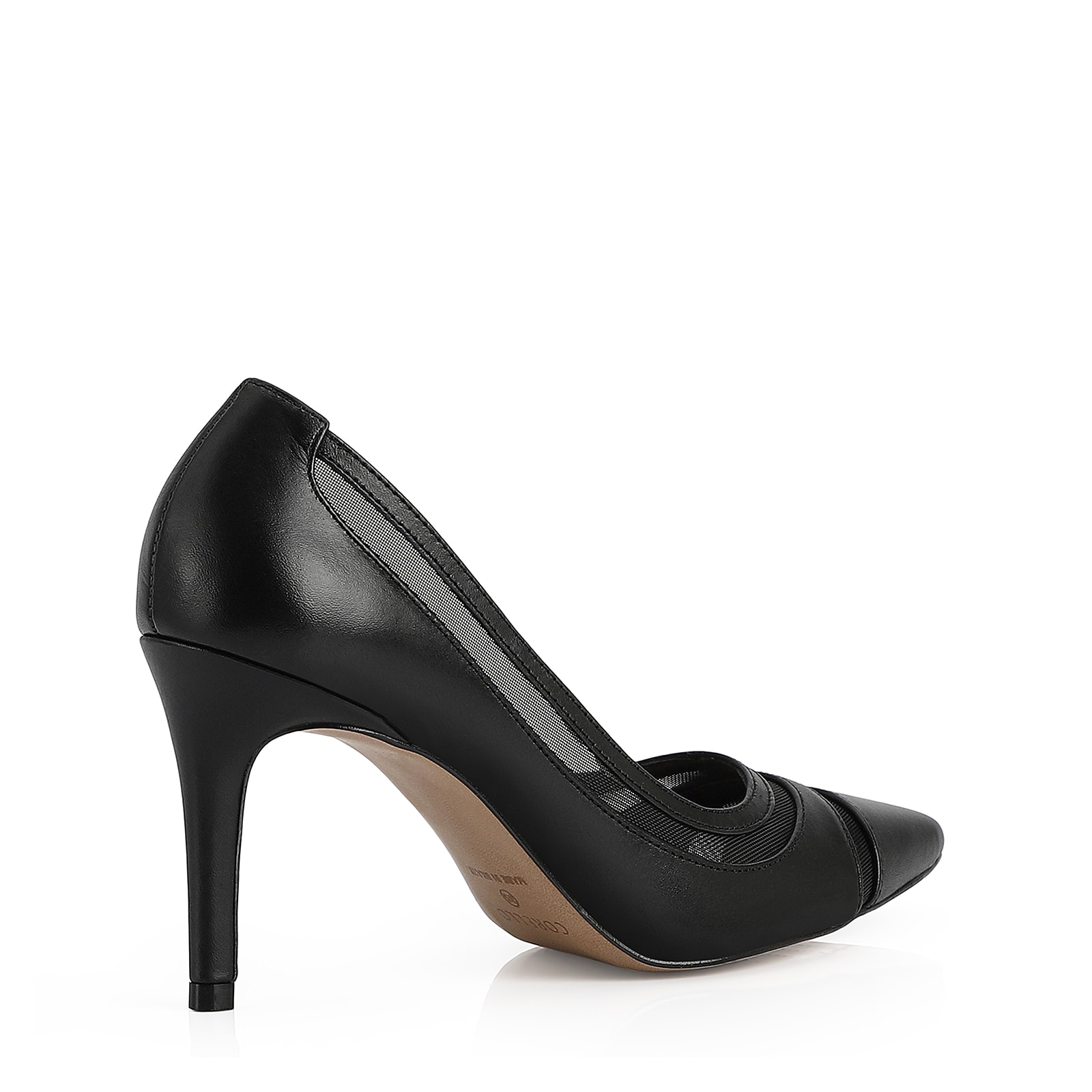 Scarpin Couro Preto