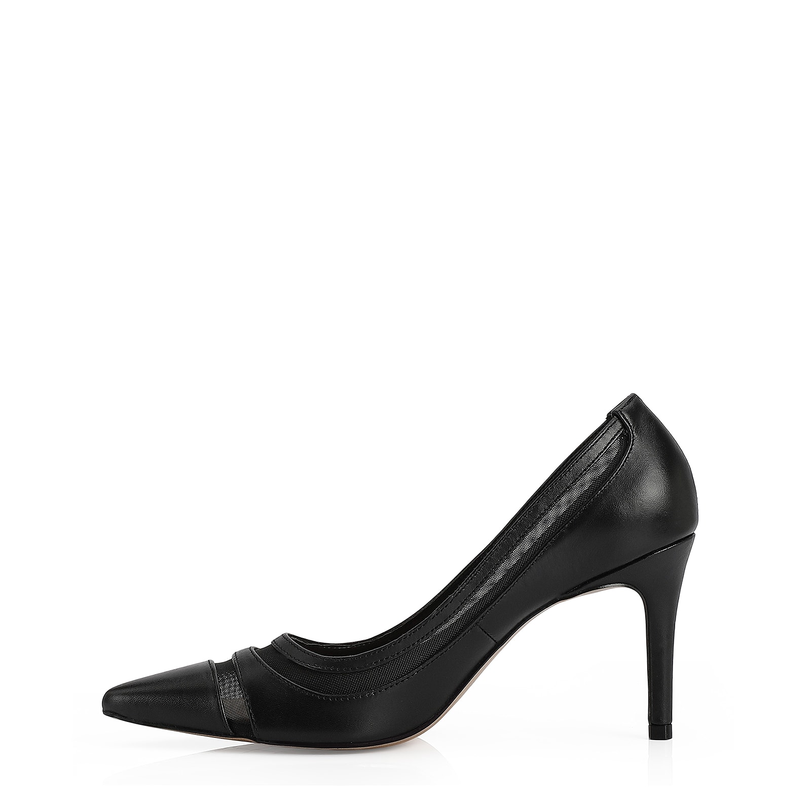 Scarpin Couro Preto