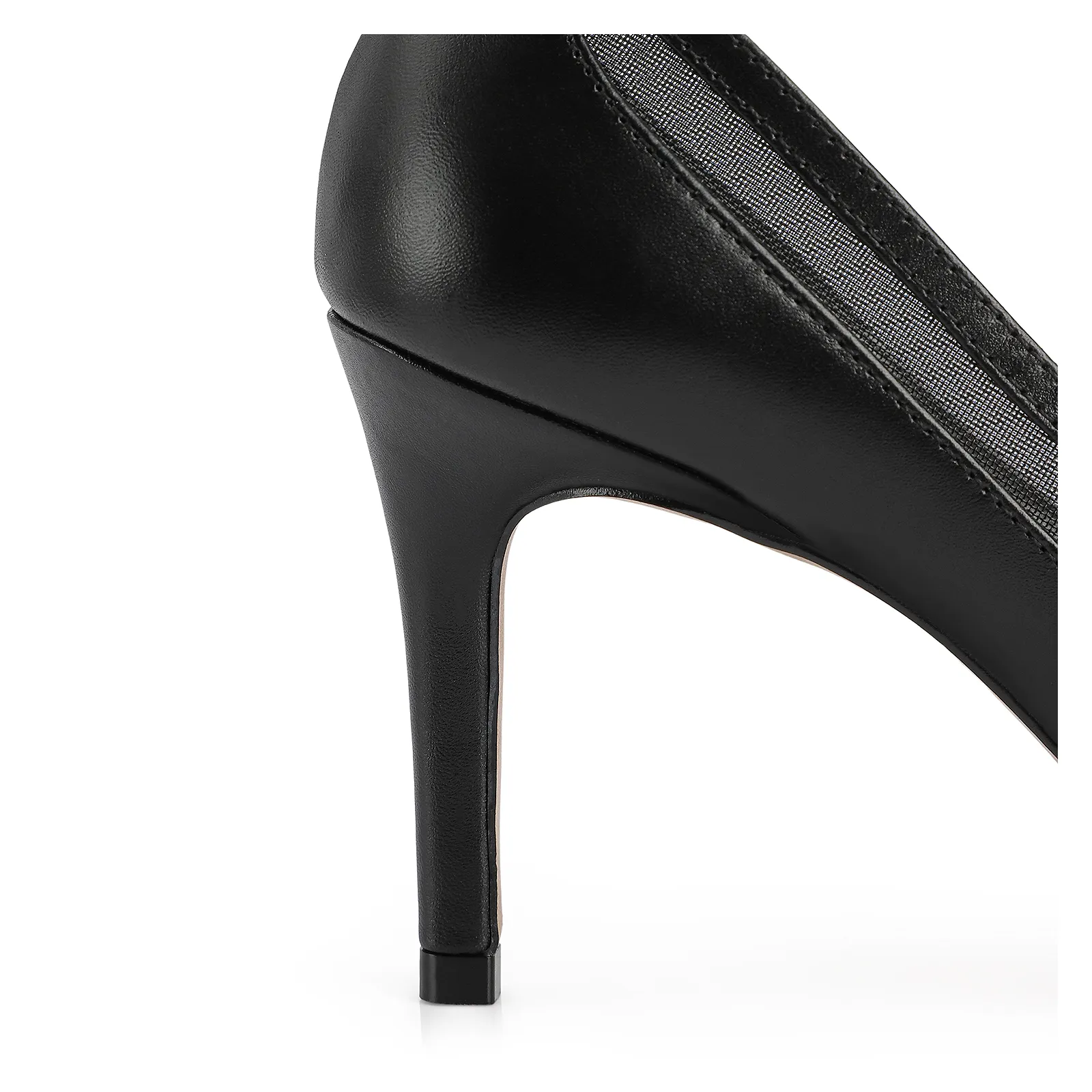 Scarpin Couro Preto