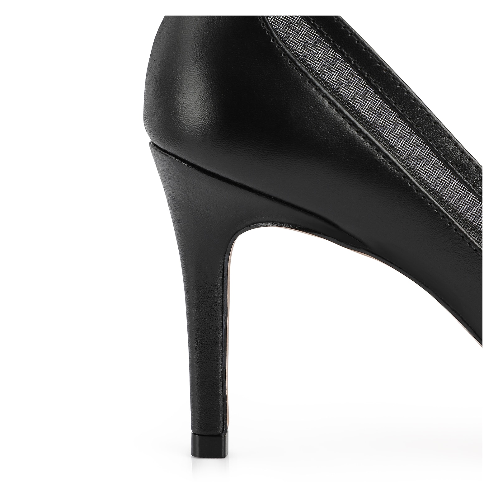Scarpin Couro Preto