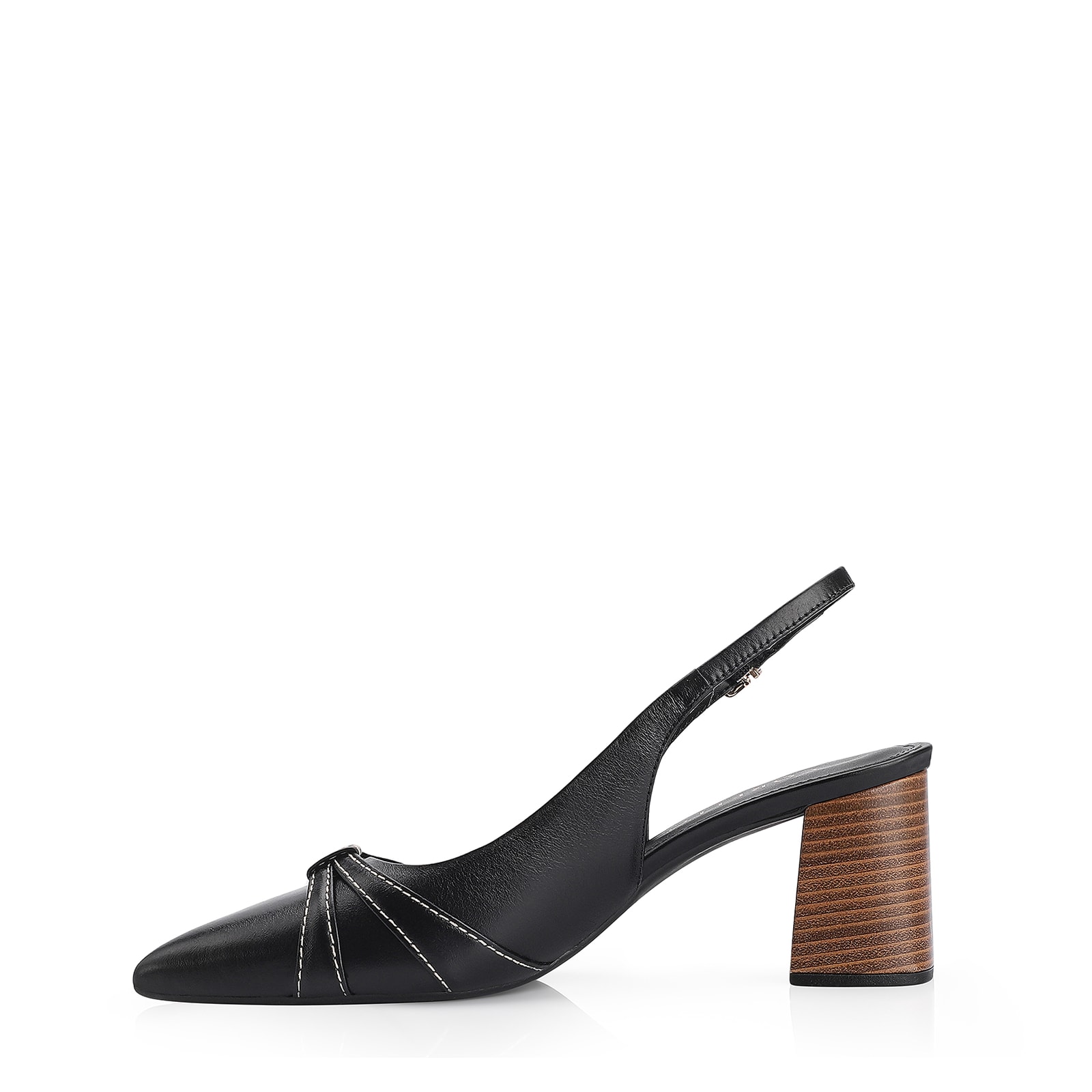 Scarpin Couro Preto