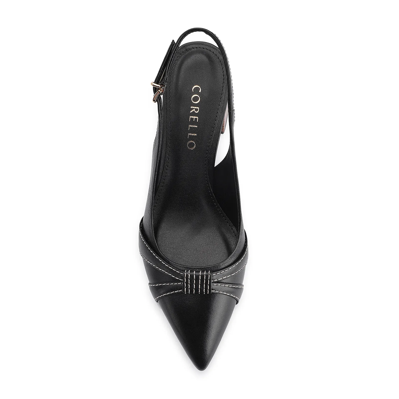 Scarpin Couro Preto