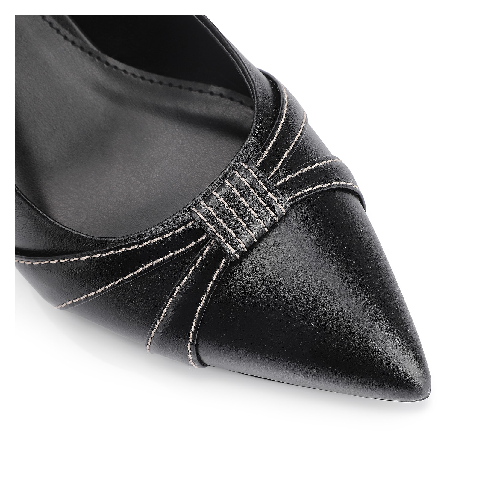 Scarpin Couro Preto