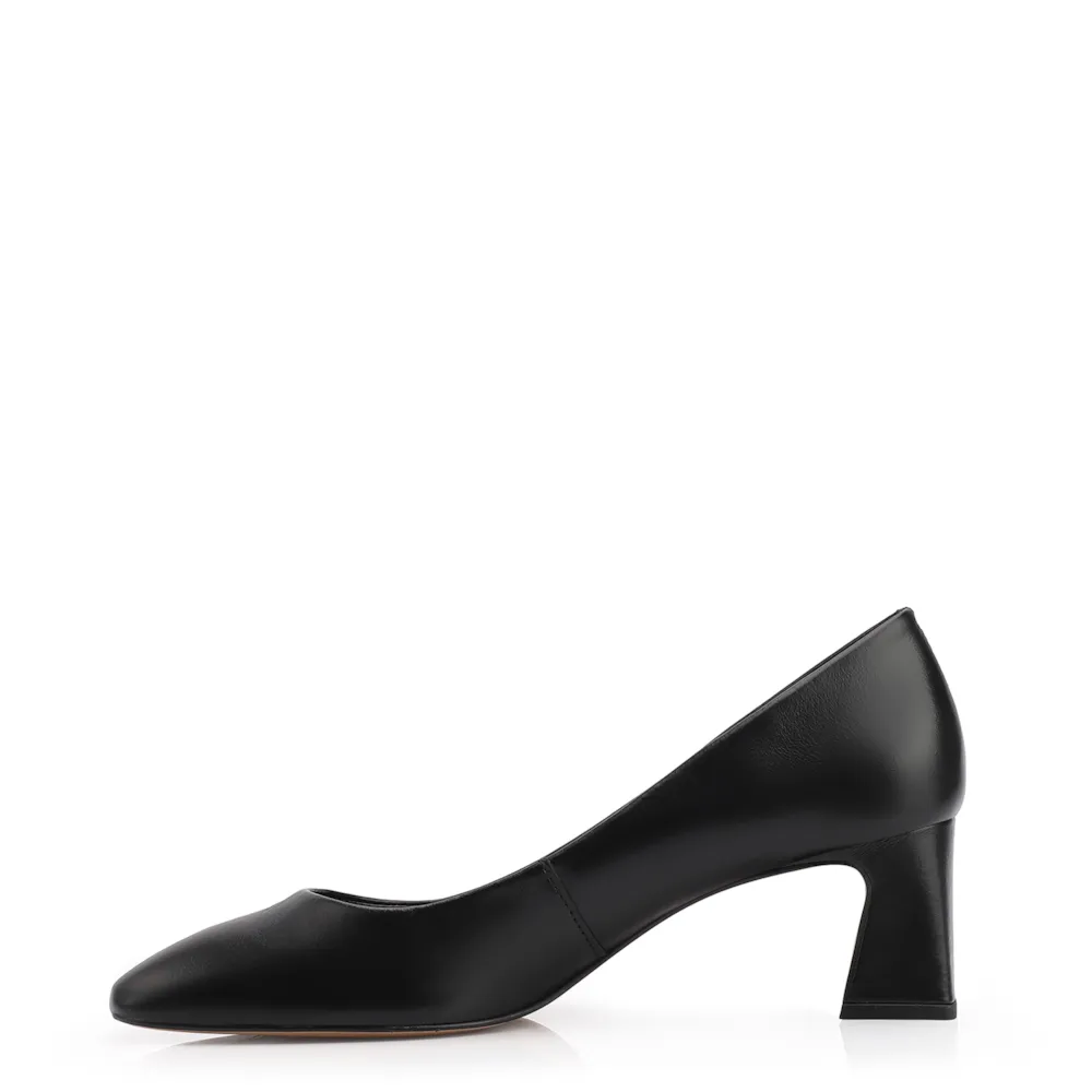 Scarpin Couro Preto - imagem 4