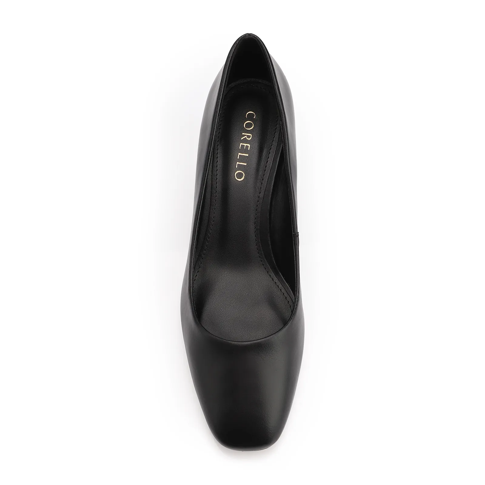 Scarpin Couro Preto
