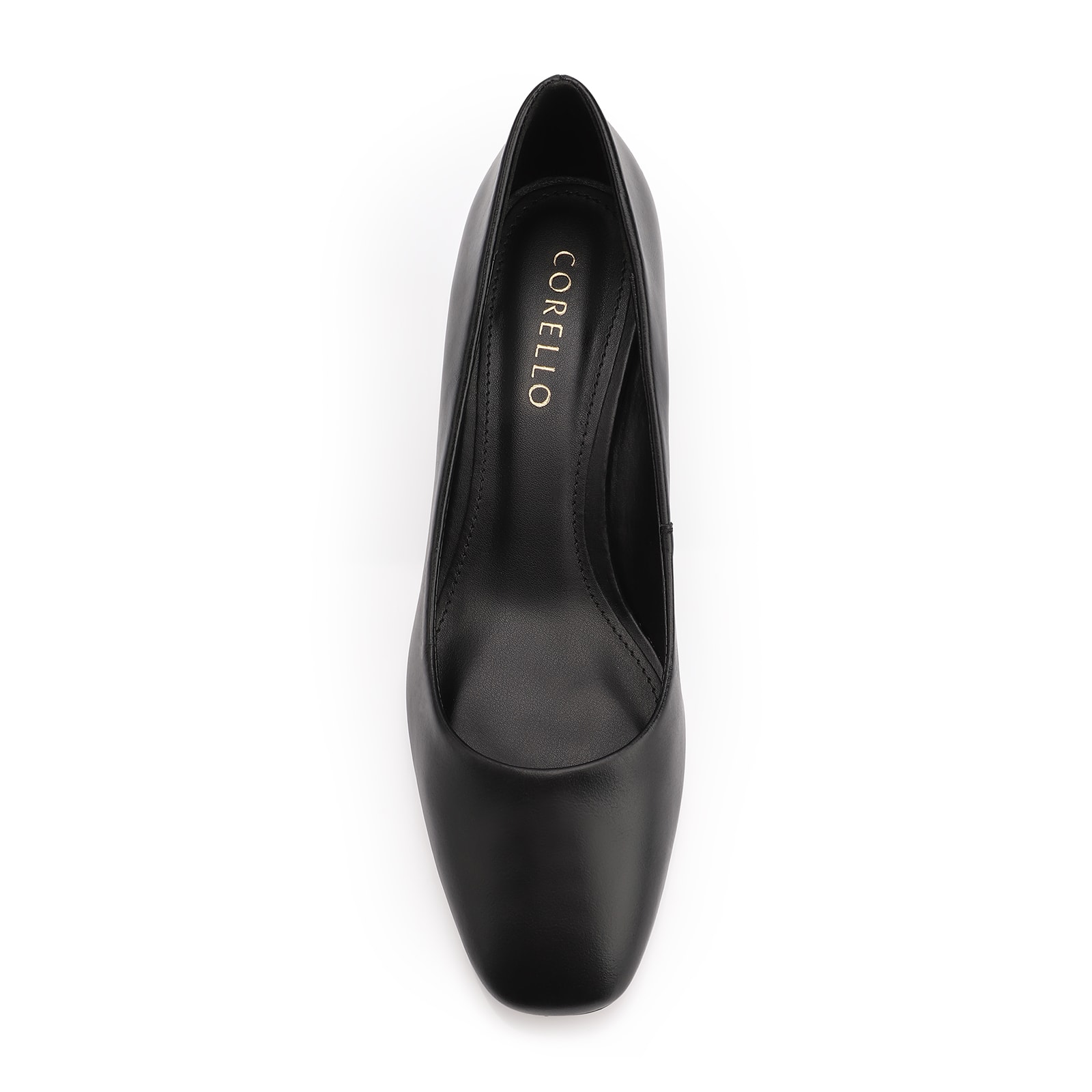 Scarpin Couro Preto