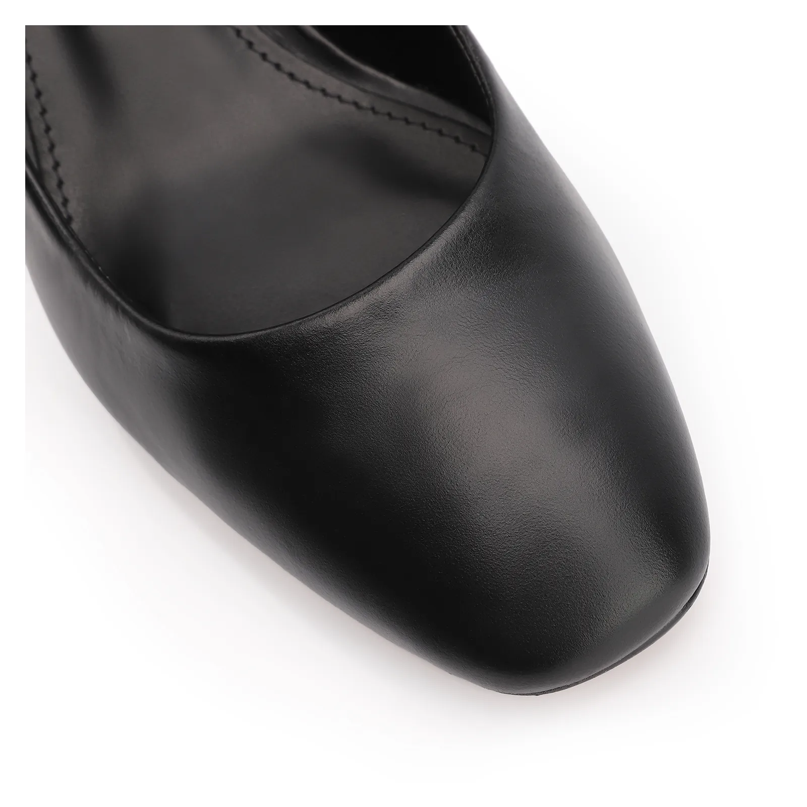 Scarpin Couro Preto