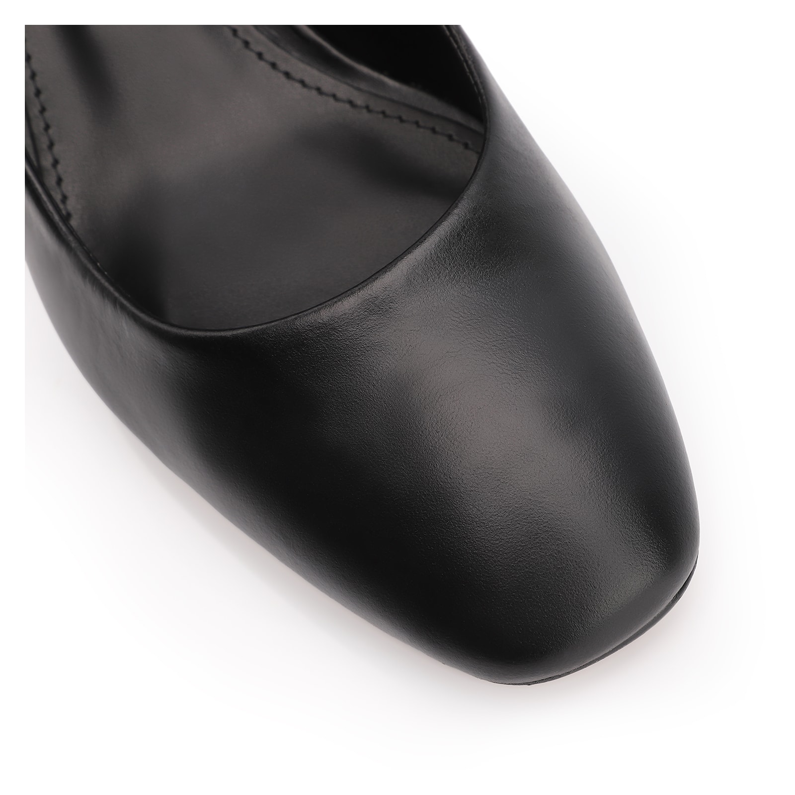 Scarpin Couro Preto