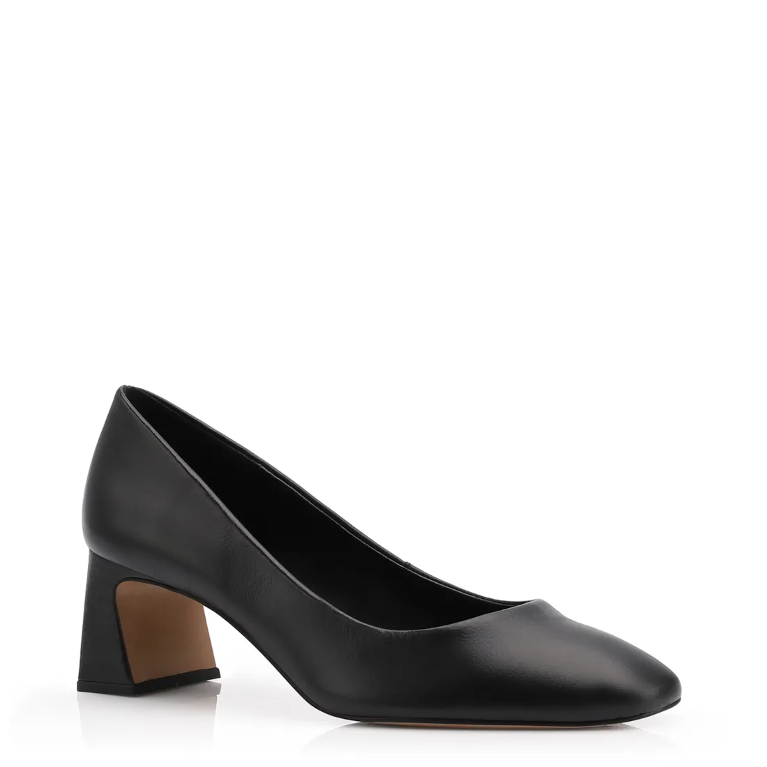 Scarpin Couro Preto