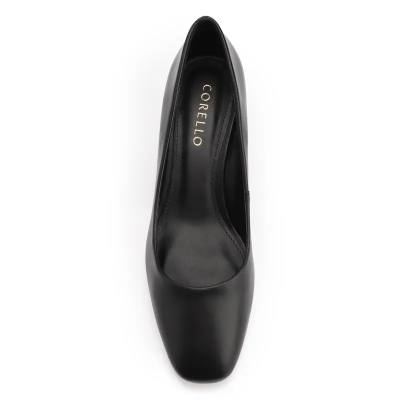 Scarpin Couro Preto - foto 5