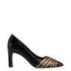 Scarpin Couro Preto/Alt Bronze - imagem 2