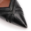Scarpin Couro Preto/Alt Nobuck Preto/Alt Lezard Preto - imagem 6